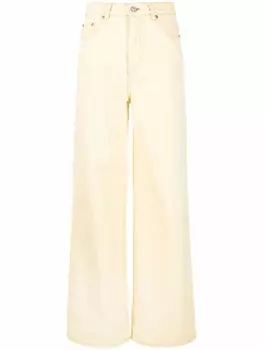 GANNI широкие джинсы Magny, желтый