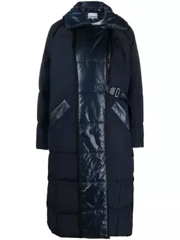 GANNI стеганый пуховик, синий