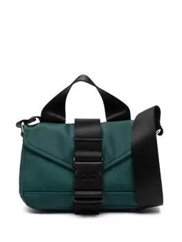 GANNI сумка-сэтчел размера мини, зеленый