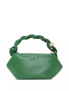 GANNI сумка-тоут Bou размера мини, зеленый