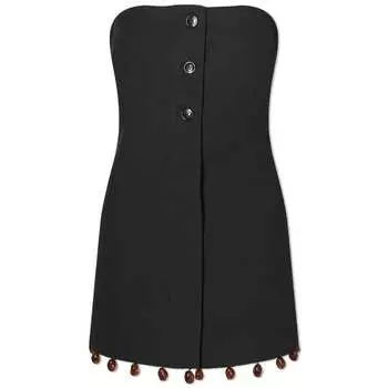 Ganni Топ без рукавов, черный