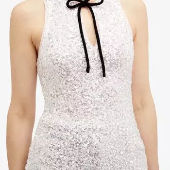 Ganni Топ с 3D пайетками