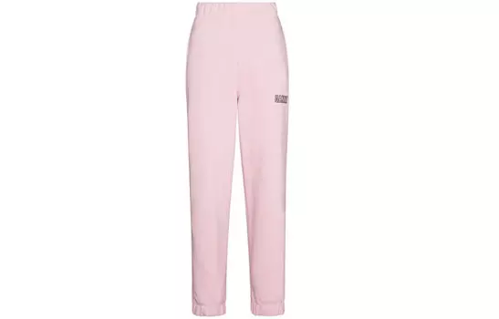 GANNI Трикотажные спортивные штаны женские розовые