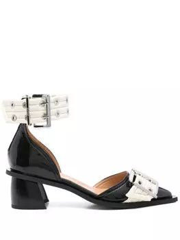 GANNI туфли Feminine Buckle 55, черный