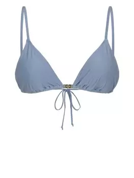 GANNI верх бикини с логотипом, синий