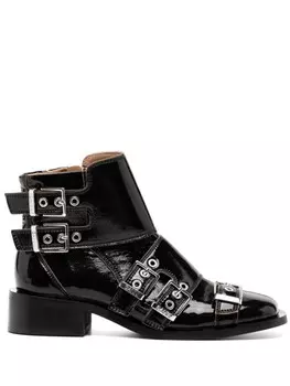 GANNI Женские сапоги, черный