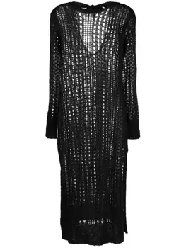 GANNI жилет рыхлой вязки, синий