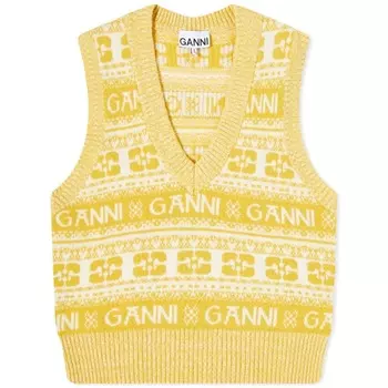 Ganni Жилет с логотипом