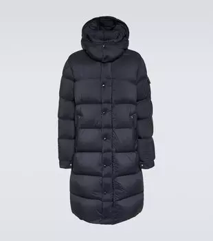Ганноверский пуховик Moncler, синий