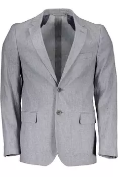 Gant Elegant Мужская куртка из смеси льна и хлопка, серый