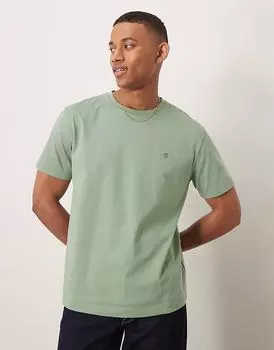 Gant - Футболка светло-зеленого цвета с логотипом
