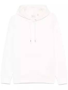 Gant худи с тисненым логотипом, белый