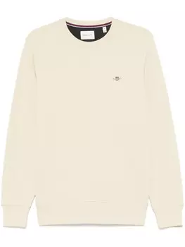 Gant толстовка с круглым вырезом, нейтральный цвет