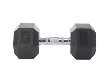 Гантель шестигранная Crivit, 12,5 кг, с чугунным сердечником