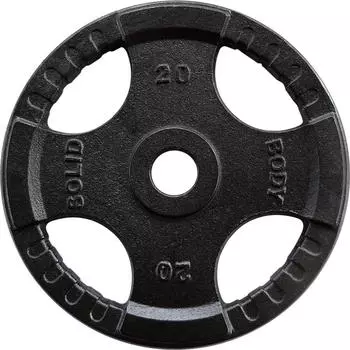 Гантели олимпийские чугунные 50 мм ОПТИК BODY-SOLID, черный