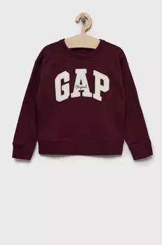 GAP детская толстовка, бордовый