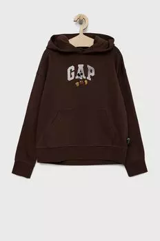 GAP детская толстовка, коричневый