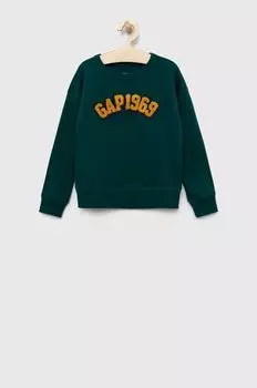 GAP детская толстовка, зеленый