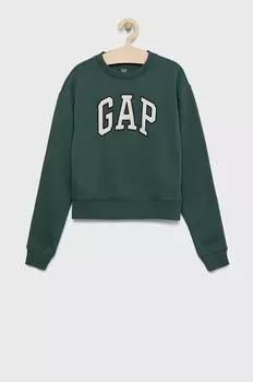 GAP детская толстовка, зеленый