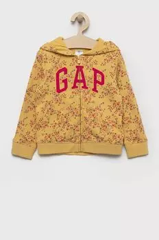 GAP детская толстовка, желтый