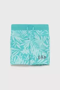 GAP детские шорты, бирюзовый
