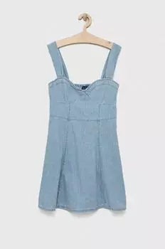 GAP детское джинсовое платье, синий
