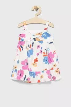 GAP детское хлопковое платье, белый