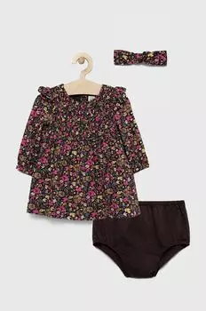 GAP детское хлопковое платье, мультиколор