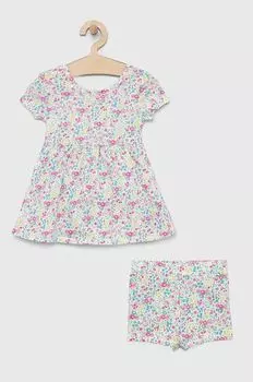 GAP детское хлопковое платье, мультиколор