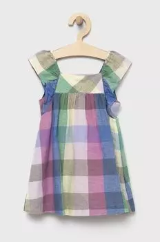 GAP детское льняное платье, мультиколор