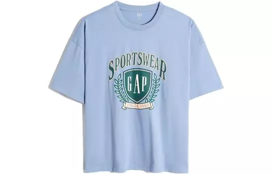 GAP Футболка унисекс синие