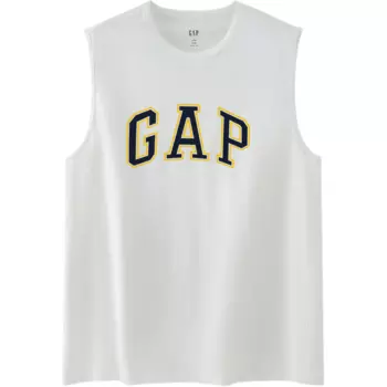 GAP Майка-топы City Leisure Series унисекс белая
