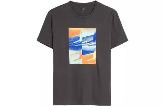 GAP Мужская футболка, цвет Black