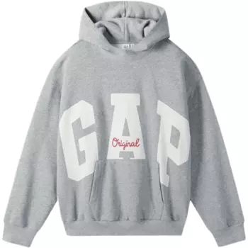 GAP Осенняя толстовка унисекс серого цвета