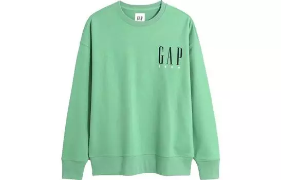 GAP Свитшот унисекс фруктово-зеленая