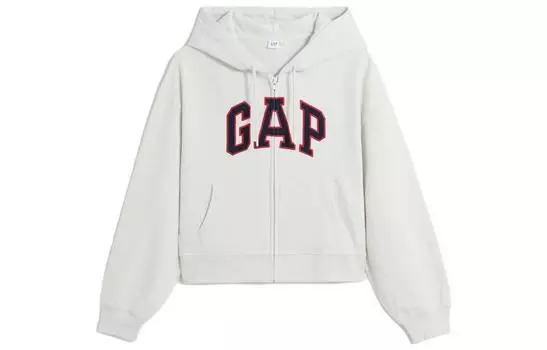 GAP Свитшот женский серо-белый