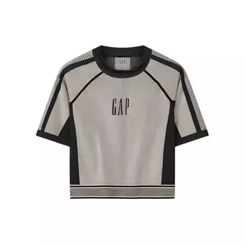 GAP Женская футболка, цвет Black/Gray