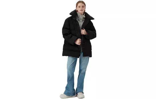 GAP Женский пуховик, цвет Black