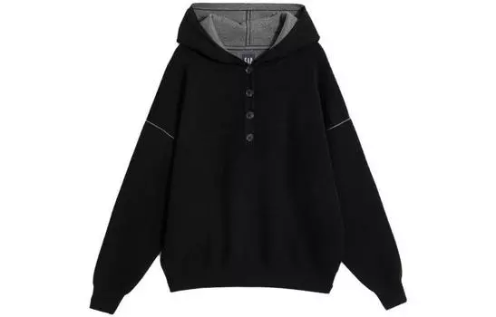 GAP Женский свитер, цвет Black/Gray