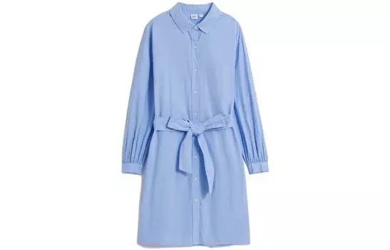 GAP Женское платье с длинными рукавами, цвет Black