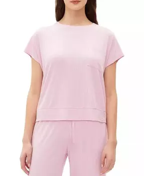 GapBody Женская пижама в рубчик с короткими рукавами, мультиколор