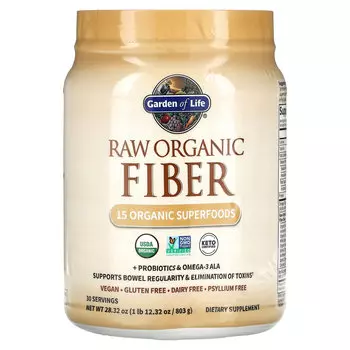 Garden of Life, Cырая органическая клетчатка, 803 г (1 фунт)