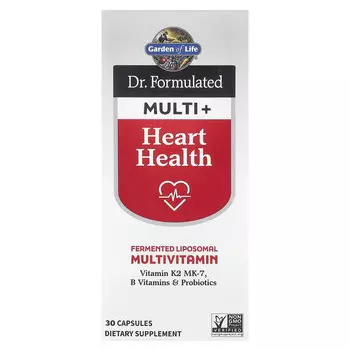 Garden of Life, Тереза Formated Multi +, Heart Health, 30 капсул