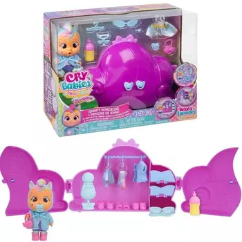Гардеробная кукла Cry Babies Storyland Jenny + аксессуары IMC Toys