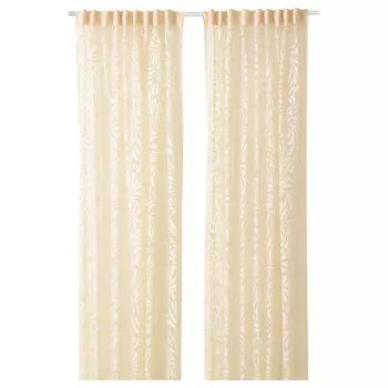 Гардина Ikea Skarefly, 2 предмета, бежевый