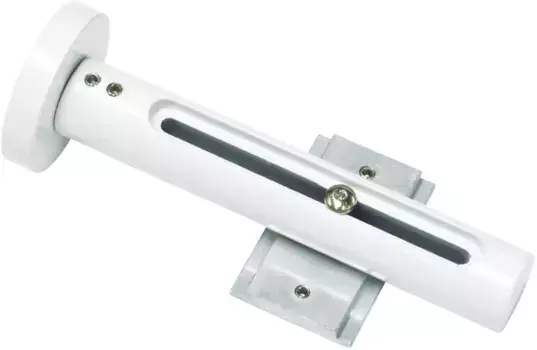 GARDINIA Держатель карниза "Настенный кронштейн 3-контактный", (1 шт.), серия Панельная технология штор Атланта 3-контактный Длина: 13,7 см, белый