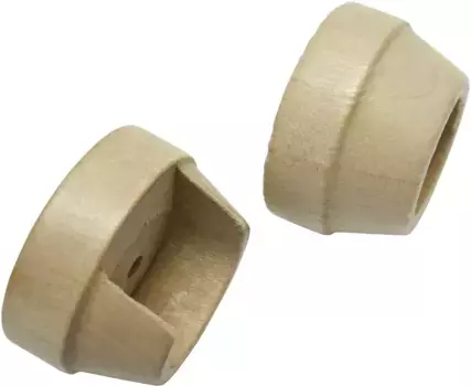 GARDINIA Держатель карниза "Настенный подшипник для дерева 28 мм", (1 шт.), комплект карнизов серии Lugano Classic 28 мм Длина: 17 см, цвет natur