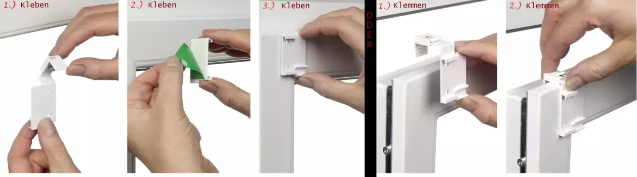 GARDINIA двойная рулонная штора «Easyfix», полупрозрачная, защитная ширма, с сверлением/без сверления, свободно висящая, ткань сплетена из сегментов, цвет hellgrau