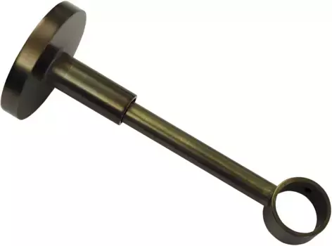 GARDINIA кронштейн "Закрытый настенный кронштейн для карниза", (1 шт.), серия однопрограммная Чикаго 20 мм Длина: 12 см, цвет bronzefarben