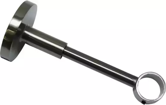 GARDINIA кронштейн "Закрытый настенный кронштейн для карниза", (1 шт.), серия однопрограммная Чикаго 20 мм Длина: 12 см, цвет titansilberfarben